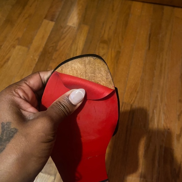 Authentic Christian Louboutin flat black mule size 37.5 - Picture 3 of 7